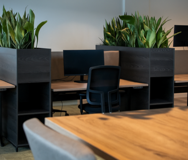 Kasten met plantenbak