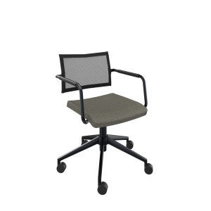 Alfa lage rug netbespanning - kruisvoet zwart, Pearl 00J3.png