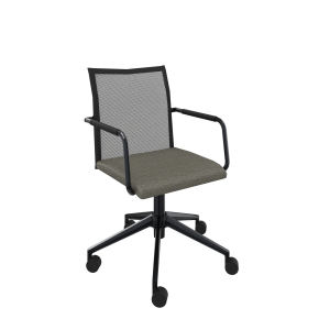 Alfa hoge rug netbespanning - kruisvoet zwart, Pearl 00J3.png