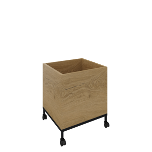 Flexwall verrijdbare plantenbak 1OH op wielen 40 br x 46 hg x 43 dp