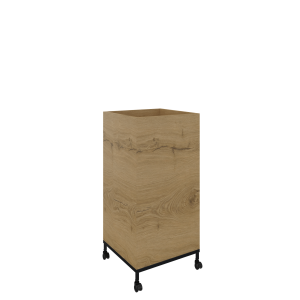 Flexwall verrijdbare plantenbak 2OH op wielen 40 br x 85 hg x 43 dp