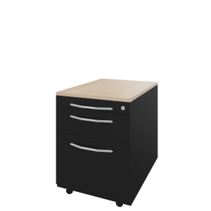 Basic verrijdbaar ladenblok 05, 1 pennenlade en 3 laden, 44 br x 60 dp x 62 hg