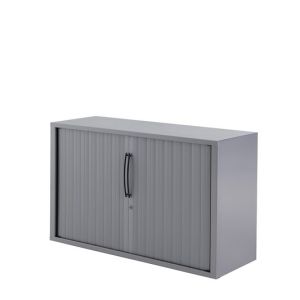 Huislijn Basic roldeurkast 72h x 120b x 43d cm, kunststof lamellen, stalen romp, 1 legbord