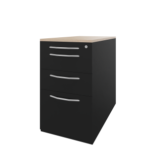 Basic vast ladenblok 05, 1 pennenlade, 2 laden en 1 hangmappenlade, 44 br x 80 dp x 75 hg