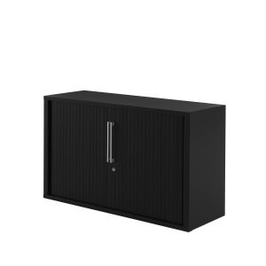 Huislijn Carré roldeurkast 72h x 120b x 43d cm, kunststof lamellen, stalen romp, 1 legbord