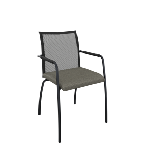 Alfa hoge rug netbespanning - 4 poots zwart, Pearl 00J3.png