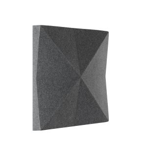 Feltouch Decosound, model Rhino Square, 60 x 60 cm, 7 cm dik, incl. bevestiging set