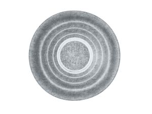 Feltouch Sparkle, model Ripple Wall, Ø90 cm, aan/uit direct+indirect licht, incl. bevestiging set