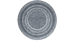 Feltouch Sparkle, model Ripple Wall, Ø60 cm, aan/uit indirect licht, incl. bevestiging set