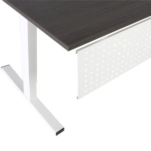 Frontpaneel van metaal tbv bureau 160 cm, afmeting: 140 cm,
WT - Wit RAL9010