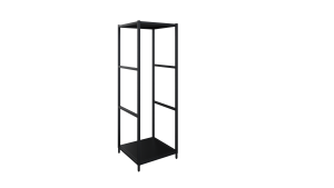 Flexwall frame 124 hg x 41 br x 43 dp, indeling 1-vaks en inclusief 2 legborden