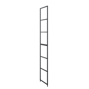 Flexwall 6OH eindframe 244 hg x 43 dp, tbv koppeling aan opstelling