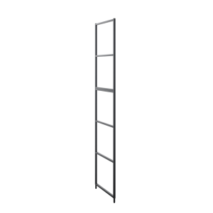 Flexwall 5OH eindframe 204 hg x 43 dp, tbv koppeling aan opstelling