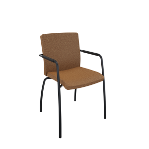 Alfa hoge rug - 4 poots zwart - Pearl 00S6_1.png