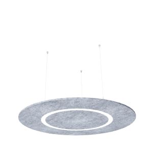 Feltouch Plativity, Flat Cloud Lighting, Ø60 cm, aan/uit direct licht, incl. ophangset