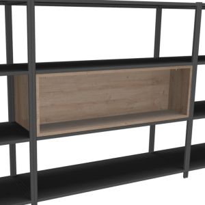 Flexwall inbouw opbergelement 115 br x 36 hg x 43 dp, 1-vak met tussenschot, 2 zijden toegangkelijk