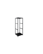 Flexwall frame 124 hg x 41 br x 43 dp, indeling 1-vaks en inclusief 2 legborden
