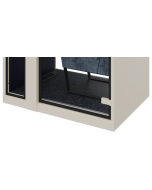 Desso Retrace tapijttegels, op maat gesneden tbv VOX Small+